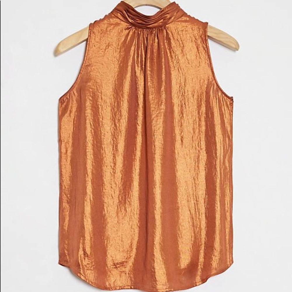 Anthropologie Maeve Romilly Blouse | 0 | Bronze